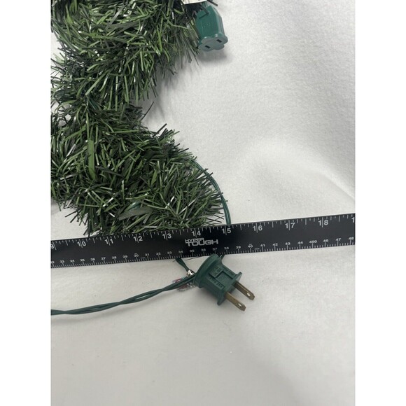 Christmas Star White Lights Greenery Vintage 1990s Old School Christmas - Picture 3 of 6